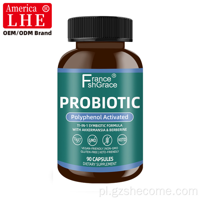 Shecome Probiotyczne kapsułki Wsparcie metaboliczne jelit